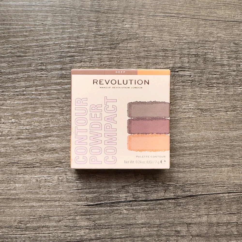 Revolution Face Powder Contour Compact DEEP Palette‎ 0.24 oz